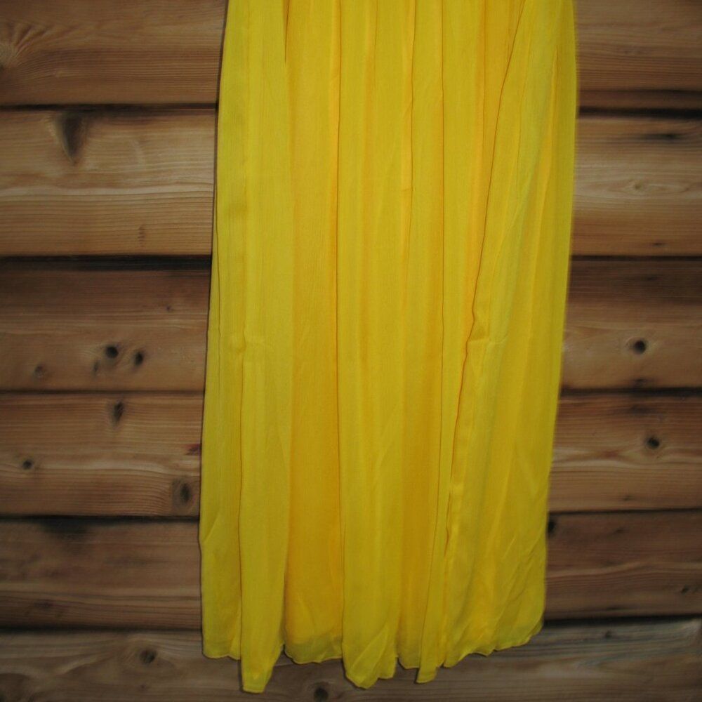 NWT Elliatt Yellow Strapless Gown Dress Size M - Picture 11 of 12